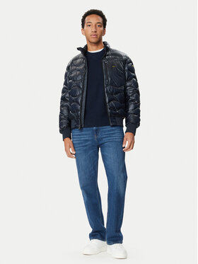 Blauer Blauer Prehodna jakna Daniel 26WBLUC03067 Mornarsko modra Regular Fit