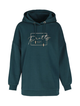 Volcano Volcano Bluza B-FUNDY Turkusowy Regular Fit