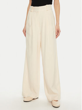 IVY OAK IVY OAK Hlače Prescilla Ann IO115176 Écru Wide Leg