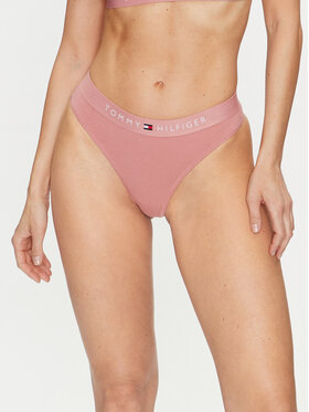 Tommy Hilfiger Tommy Hilfiger Stringi UW0UW04146 Różowy