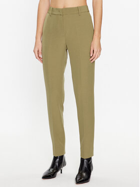 Bruuns Bazaar Bruuns Bazaar Medžiaginės kelnės Rubysus BBW3165  Žalia Slim Fit