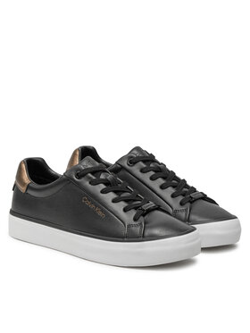 Calvin Klein Tenisice Vulc Lace Up Saff Fox W/Met Bt HW0HW02104 Crna