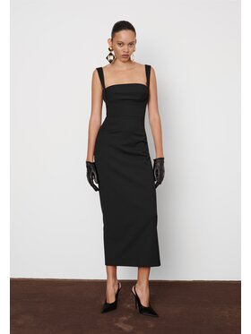 La Mania La Mania Každodenní šaty LADY Černá Classic Fit