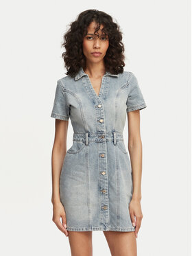 Morgan Morgan Jeans obleka 241-ROGLA Svetlo modra Regular Fit