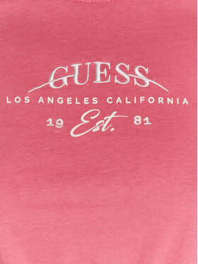 Guess Majica Piercing W3GI23 JA914 Roza Boxy Fit