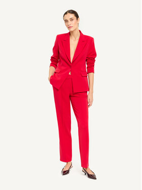 KMX KMX Marynarka 108290008 Czerwony Fitted Fit