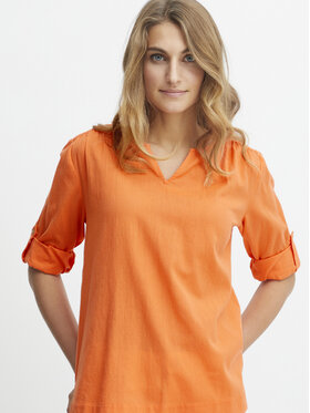 Fransa Fransa Bluza 20611927 Oranžna Relaxed Fit