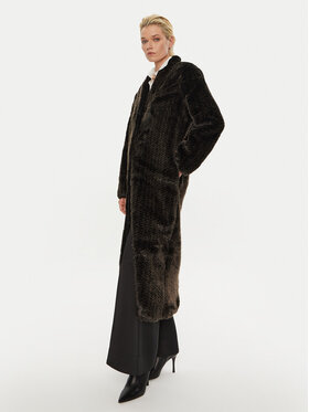 Bruuns Bazaar Bruuns Bazaar Кожено палто Casala BBW4153 Кафяв Regular Fit