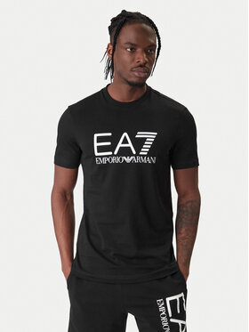 EA7 Emporio Armani EA7 Emporio Armani T-Shirt 7M001412 AF22264 UC001 Czarny Regular Fit