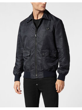 PHILIPP PLEIN PHILIPP PLEIN Bunda bomber 22219 Světle modrá Regular Fit