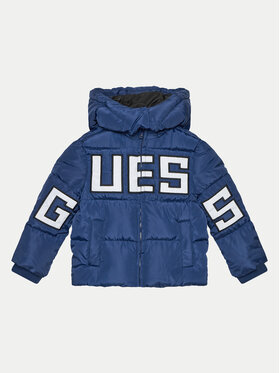 Guess Guess Geacă din puf N4BL04 WB240 Bleumarin Regular Fit
