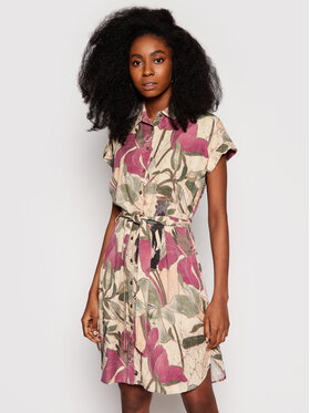 Desigual Desigual Рокля тип риза Etnican 21SWVN04 Цветен Regular Fit