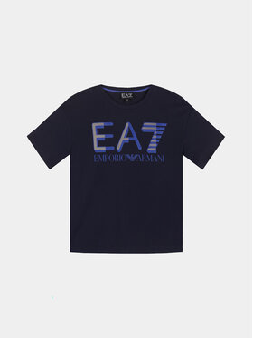EA7 Emporio Armani EA7 Emporio Armani T-Shirt 6RBT58 BJ02Z 1554 Granatowy Regular Fit