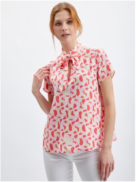 Orsay Orsay Bluzka 651139224000__38 Różowy Regular Fit