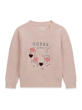 Guess Kids Guess Kids Sweter 180500 Różowy Classic Fit
