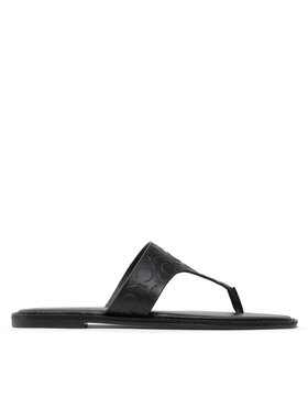 Calvin Klein Japanke Almond Flat Tp Slide Hf HW0HW01159 Crna