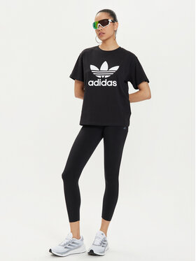 Adidas T-shirt Trefoil IR9533 Crna Regular Fit