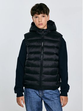 BIG STAR BIG STAR Kamizelka BENEK_906_130 Czarny Classic Fit