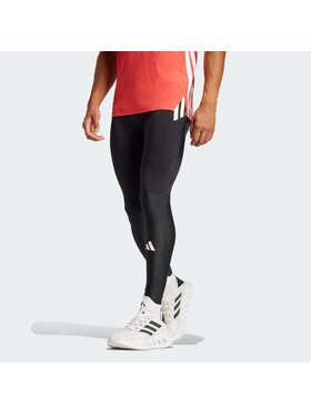 adidas adidas Legginsy Adizero Running Czarny Fitted Fit