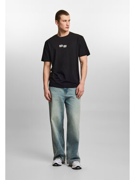 PROSTO. PROSTO. T-Shirt Crack Box Czarny Regular Fit