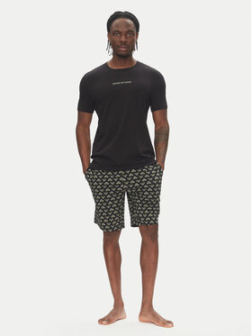 Emporio Armani Underwear Emporio Armani Underwear Piżama EM000400 AF10793 FC063 Czarny Regular Fit