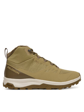 Salomon Salomon Трекінгові черевики Outsnap Waterproof L47854000 Хакі