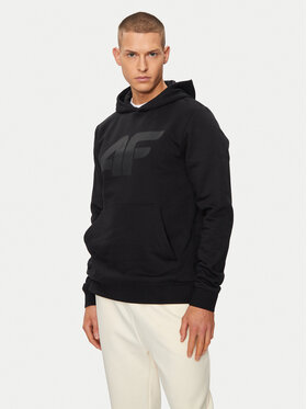 4F 4F Bluză 4FWSS24TSWSM0950 Negru Regular Fit