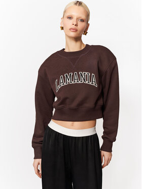 La Mania La Mania Bluza RUNE Brązowy Basic Fit