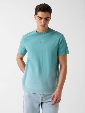 Guess Guess T-Shirt 181948 Błękitny Classic Fit