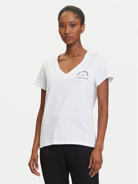 KARL LAGERFELD KARL LAGERFELD T-shirt A3W17104 Bijela Regular Fit