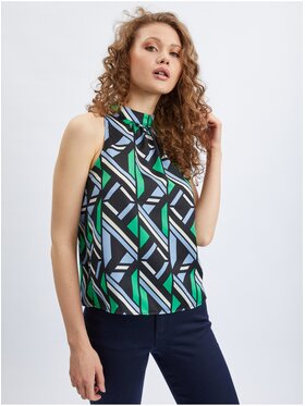 Orsay Orsay Bluzka 620099660000__38 Zielony Regular Fit