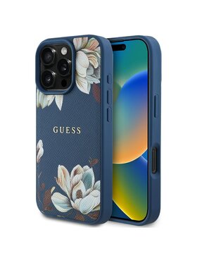 Guess Guess Etui na telefon Apple iPhone 16 Pro Max Niebieski