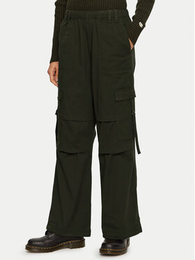Champion Champion Spodnie dresowe 117503 Zielony Oversize
