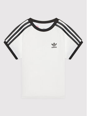 adidas adidas T-shirt Adicolor 3-Stripes Tee H31181 Blanc Regular Fit