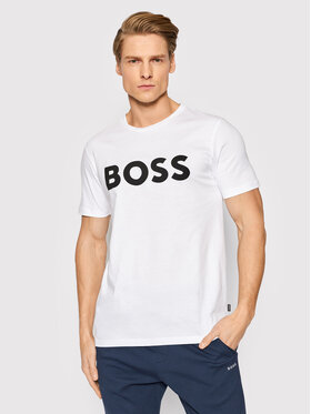 Boss Boss T-shirt Thinking 1 50469648 Blanc Regular Fit
