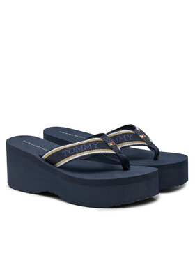 Tommy Hilfiger Japonke Im Platform Beach Sandal FW0FW08236 Mornarsko Modra