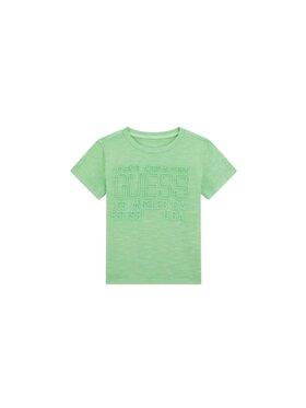Guess Kids Guess Kids T-shirt Garment dye t-shirt Verde Regular Fit