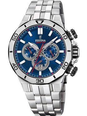 Festina Festina Zegarek F20448/3 Srebrny