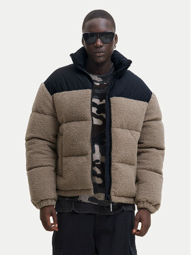 Jack & Jones Jack & Jones Zimné bundy Flare Teddy 12286050 Béžová Regular Fit