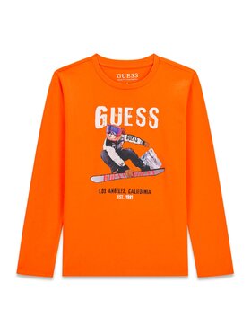 Guess Kids Guess Kids T-Shirt 184426 Oranžová Classic Fit