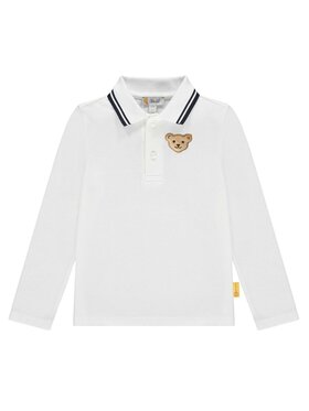 Steiff Steiff Polo 24698 Biały Comfort Fit