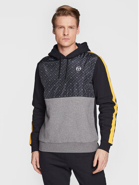 Sergio Tacchini Sergio Tacchini Džemperis ar kapuci Replica 39805 Pelēks Regular Fit