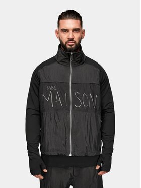 MADE BY SOCIETY MADE BY SOCIETY Kurtka anorak GHOST Hoodie - H17745 Czarny Basic Fit
