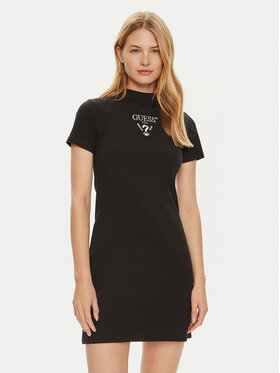 Guess Guess Igapäevane kleit V4YK02 KCDH1 Must Regular Fit