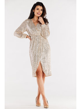 Awama Awama Abito da sera A565 Beige Basic Fit