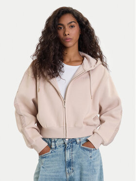Guess Guess Bluza V5BQ11 KB681 Beżowy jasny Oversize