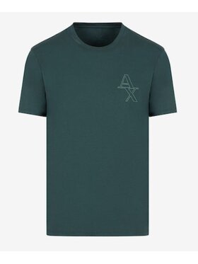 Armani Exchange Armani Exchange T-Shirt 3RZTHL ZJ9AZ 1882 Zielony Regular Fit