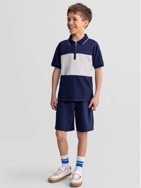 minoti minoti Zestaw 29POLO252 Granatowy Regular Fit