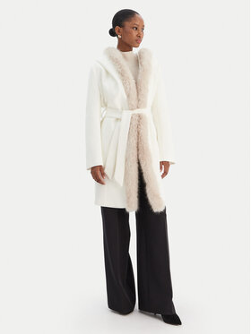 Rinascimento Rinascimento Cappotto invernale CFC0126714003 Écru Regular Fit