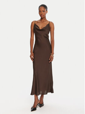 Guess Guess Ежедневна рокля W5GK85 WH9C2 Кафяв Regular Fit